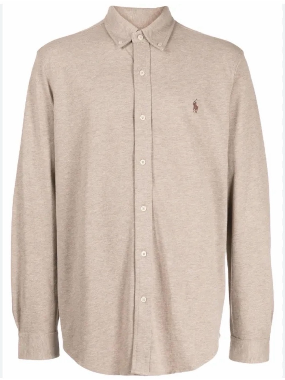 Ralph Lauren Featherweight Mesh Polo - Light Beige